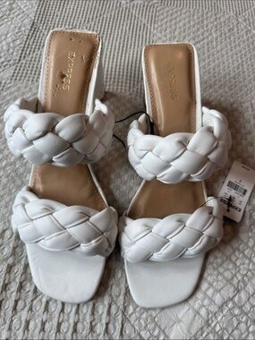 Express Sandals. NWT but damaged from storage. Never worn. Sold as is
